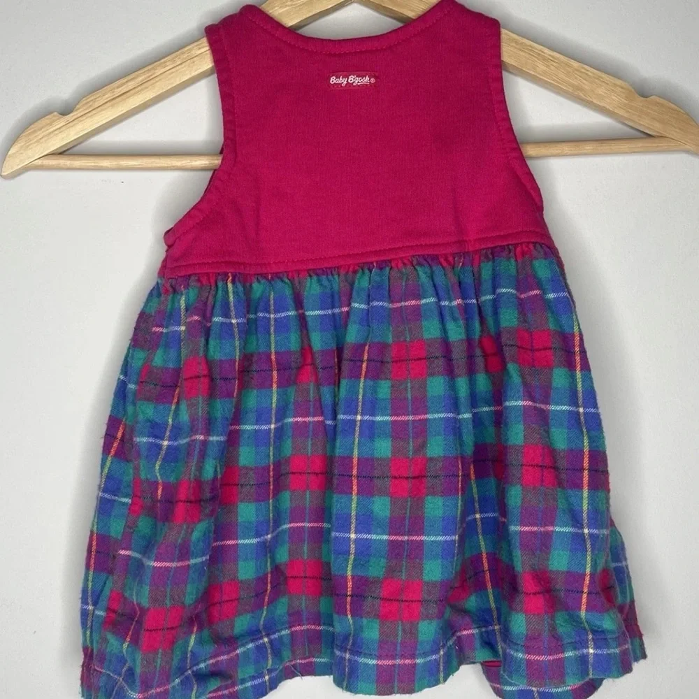 Girls vintage Oshkosh B’Gosh Sleeveless Dress with Embroidery 18months‎